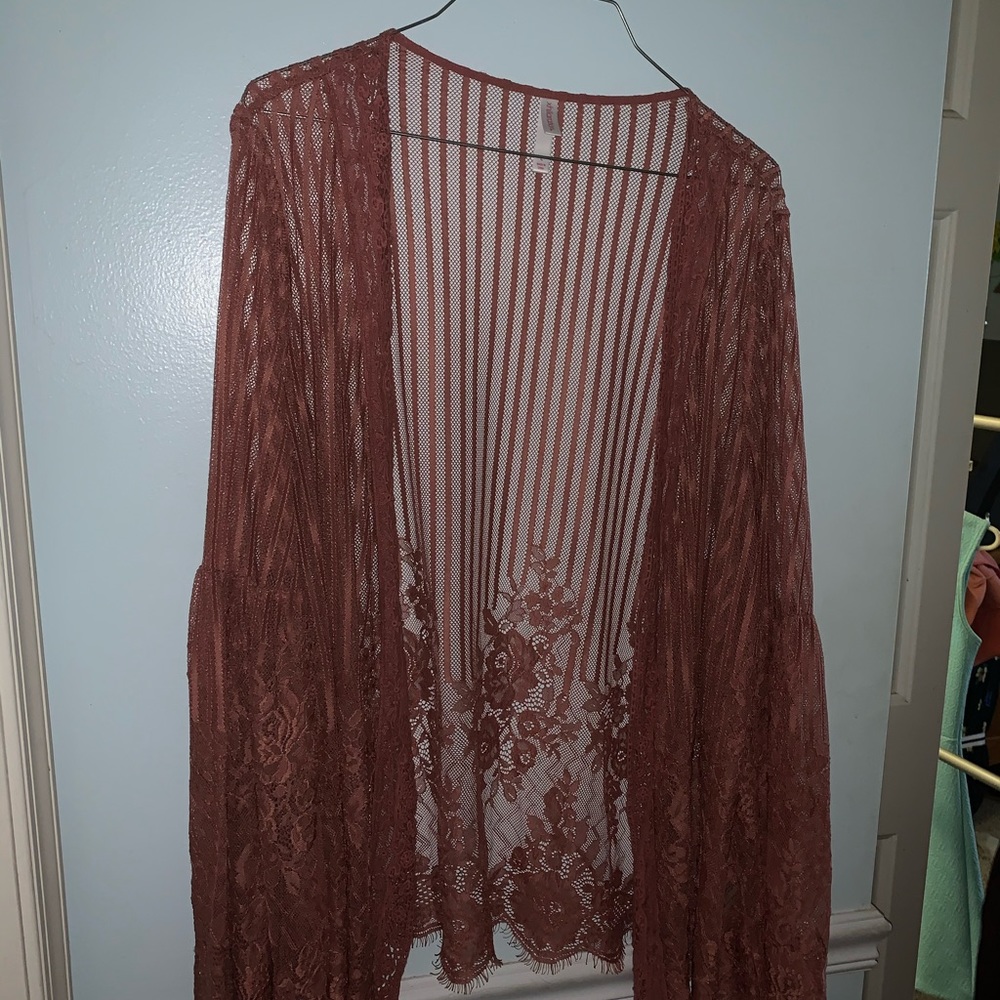 See through Boho Lace Cardigan
